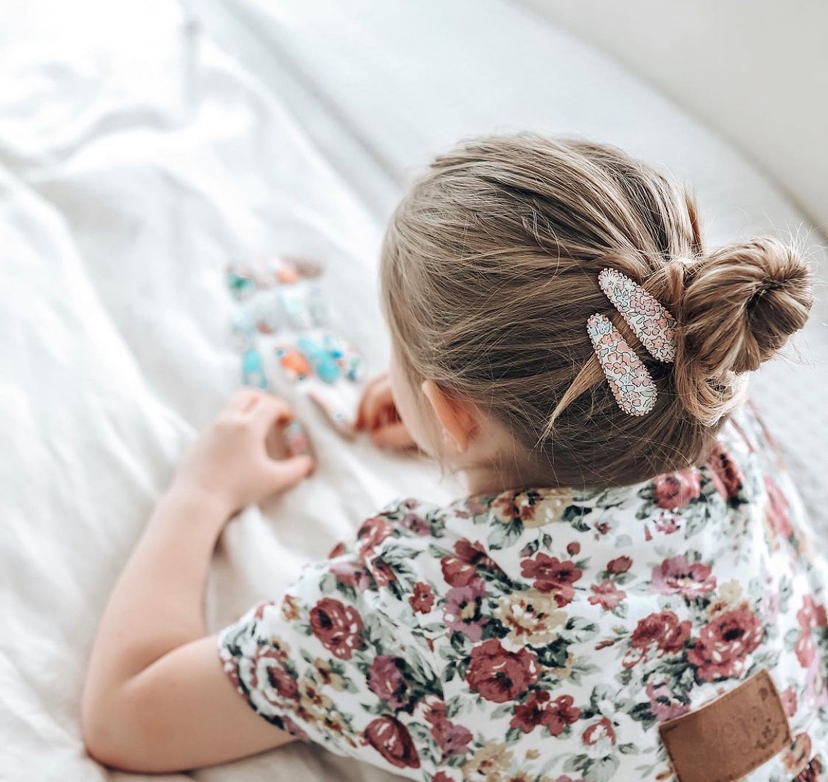 澳洲josie joan's手工儿童小号发夹 liberty英伦