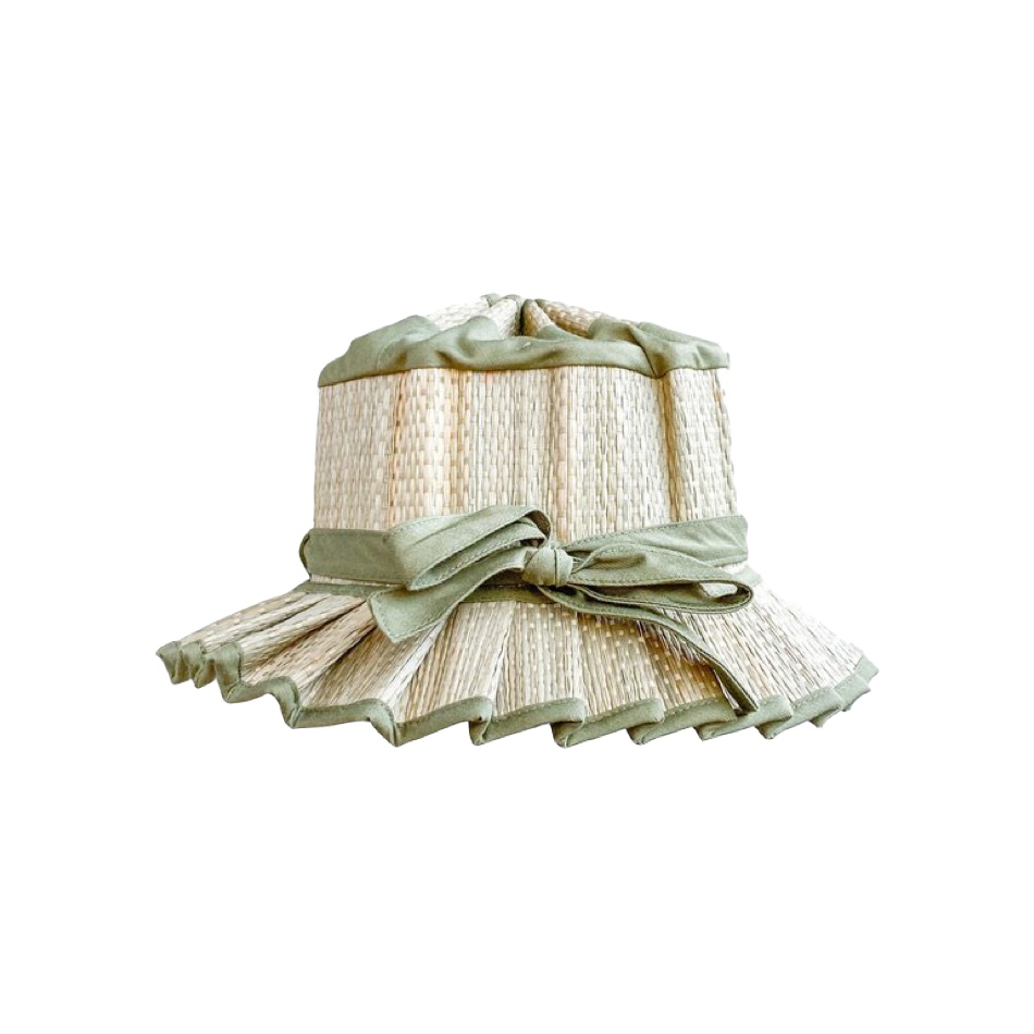 Lorna murray儿童可折叠编织短帽檐遮阳草帽