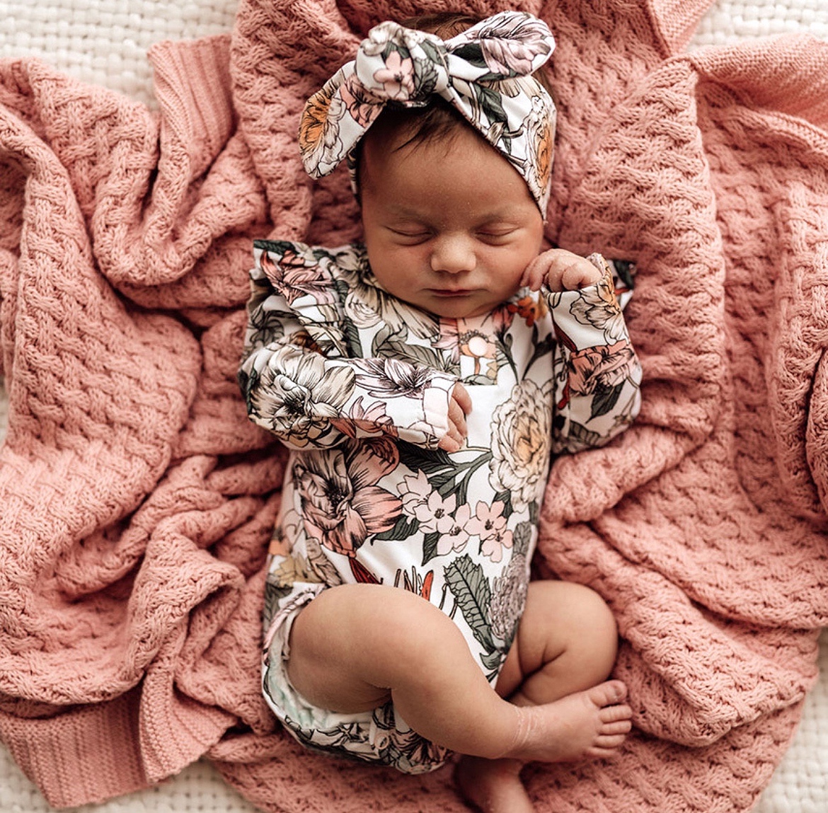 SnuggleHunnyKids2021有机棉弹性长袖四季包屁衣/哈衣