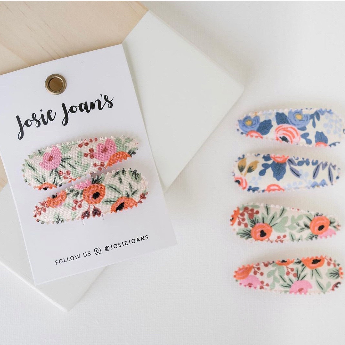 澳洲Josie Joan's宝宝 儿童 手工发夹 英国liberty