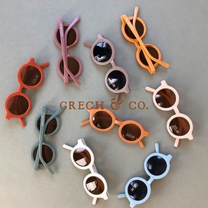 丹麦Grech co复古儿童太阳镜UV400