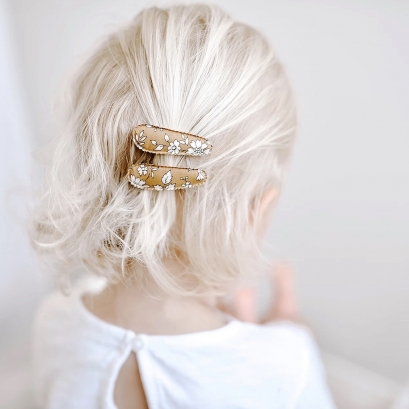 澳洲josie joan's手工儿童小号发夹 liberty英伦