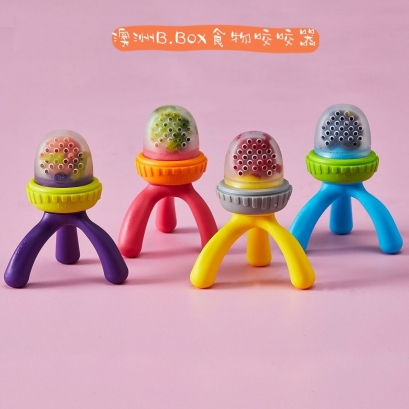 bbox硅胶飞船儿童辅食咬咬器
