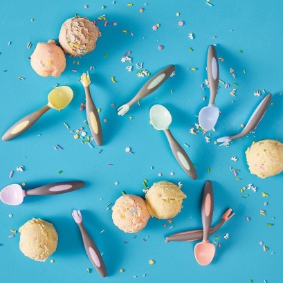 b.box冰淇淋系列婴儿辅食叉勺套盒